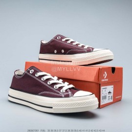 Converse 1970s Casual Canvas Shoes For Men And Women Wine Red