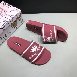 DG Fashion Soft Rubber Slippers Wine Red For Men And Women
