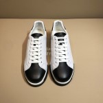 DG Autumn Winter Leather Casual Sneakers For Men White