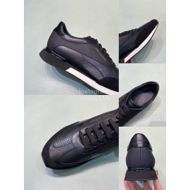 DG Silk Cowhide Casual Sneakers For Men Black