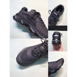 Dior Calf Leather Mesh Sneakers For Men And Women Black