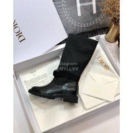 Dior Black Calfskin Boots For Women