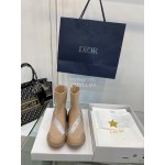 Dior Autumn Winter Elastic Socks Casual Shoes Khaki