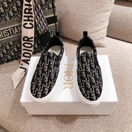 Dior Classic Print Casual Shoes Black