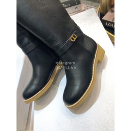Dior Black Calf Boots For Women