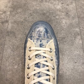 Dior Co Branded Converse High Top Casual Shoes