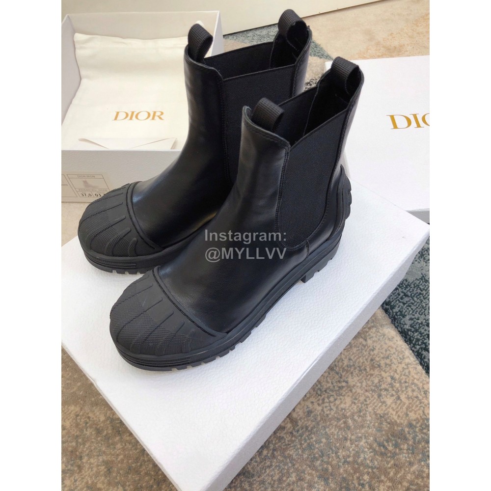 Dior Calf Boots Black