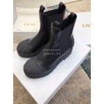 Dior Calf Boots Black