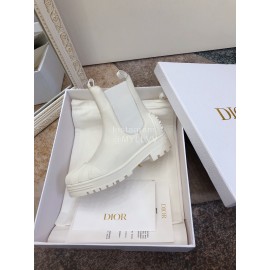 Dior Calf Boots White