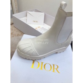 Dior Calf Boots White