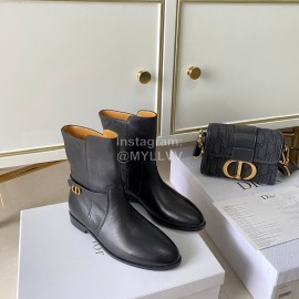 Dior Autumn Winter Black Short Boots