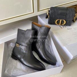 Dior Autumn Winter Black Short Boots