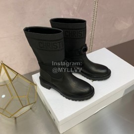 Dior Black Leather Boots