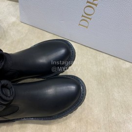 Dior Black Leather Boots