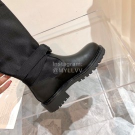 Dior Autumn And Winter Calf Leather Boots For Women
