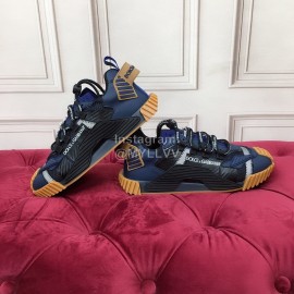 Dolce Gabbana Fashion Casual Sneakers For Men And Women Dark Blue