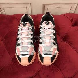 Dolce Gabbana Fashion Casual Sneakers For Men And Women Pink