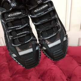 Dolce Gabbana Fashion Casual Black Sneakers For Men And Women 