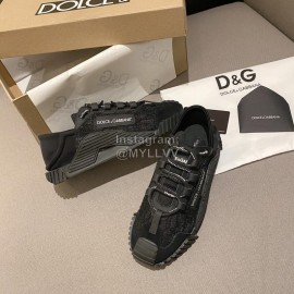 Dolce Gabbana Fashion Casual Sneakers For Women Black