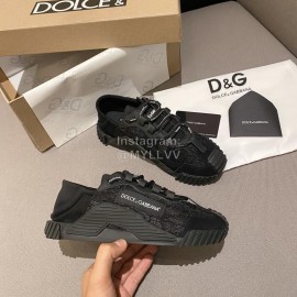 Dolce Gabbana Fashion Casual Sneakers For Women Black