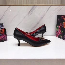 Dolce Gabbana Autumn New Calf High Heels For Women Black
