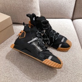 Dolce Gabbana Autumn Winter New High Top Casual Sneakers For Men And Women Black