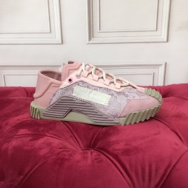 Dolce Gabbana Fashion Casual Sneakers For Women Pink