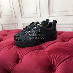 Dolce Gabbana Fashion Black Leather Casual Shoes For Men And Women