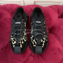 Dolce Gabbana Fashion Lace Up Casual Shoes For Women Black