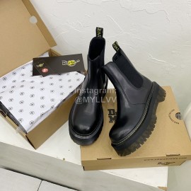 Drmartens Cool Calf Thick Soles Short Boots For Women Black