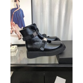 Dymonlatry Summer Leather Hollow Martin Boots For Women Black