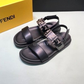 Fendi Classic Printed Calf Leather Scandals For Men 