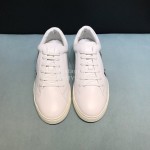 Fendi Summer Leather Casual Sneakers With Bag Bugs Eyes For Men Silver