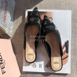 Fendi Spring Summer Shining Sequin Pointed New High Heel Sandals For Women