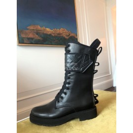 Fendi Fashion Black Calf Velcro Boots For Women 