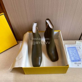 Fendi Collection First Cowhide High Heeled Boots For Women