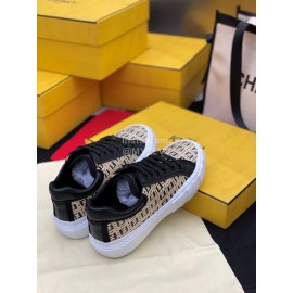 Fendi Fashion Silk Cowhide Casual Sneakers For Men And Women 