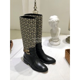 Salvatore Ferragamo Autumn Winter Fashion Calf Boots For Women