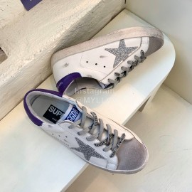Golden Goose Calf Leather Casual Shoes For Men And Women