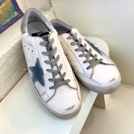 Golden Goose Calf Leather Casual Shoes For Men And Women Red