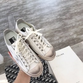Golden Goose Calf Leather Fashion Casual Shoes For Women Gray