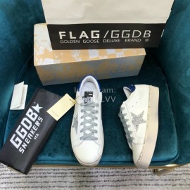 Golden Goose Versatile Calf Leather Casual Shoes For Men And Women 