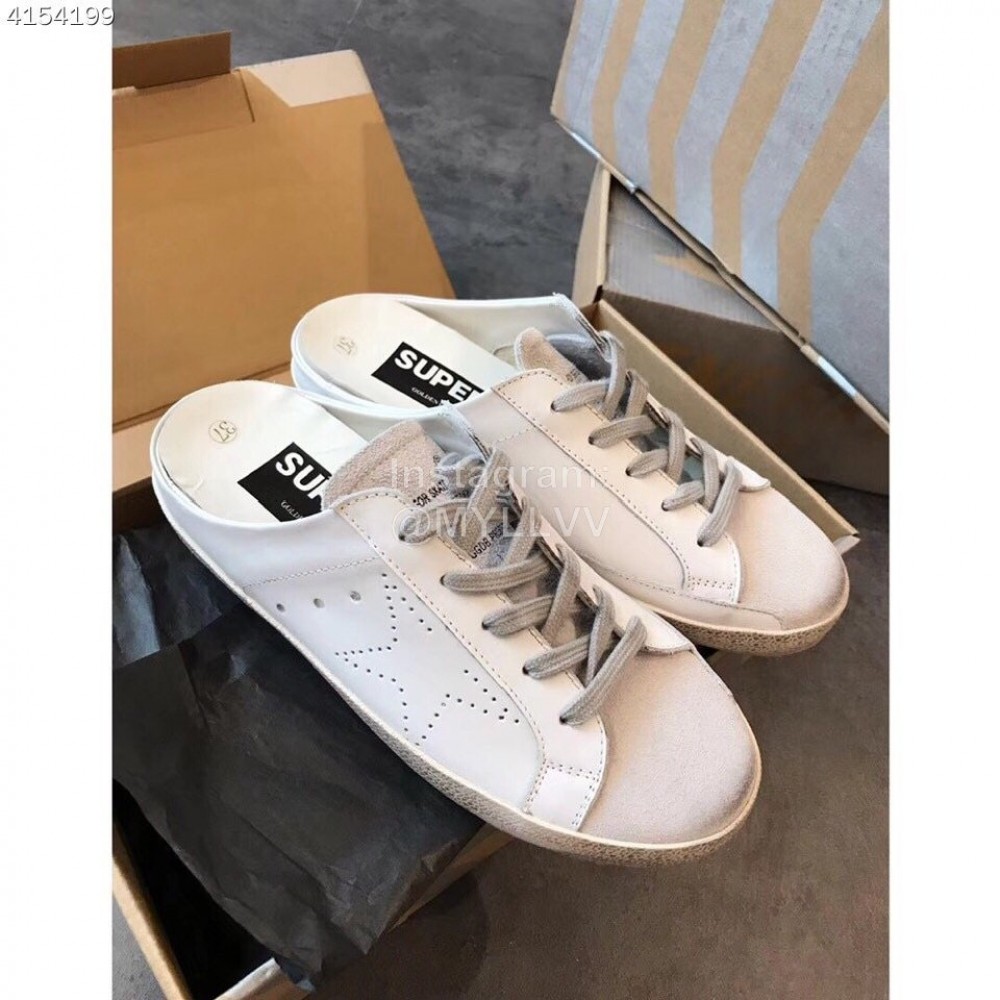 Golden Goose Fashion White Calf Casual Sandals For Women