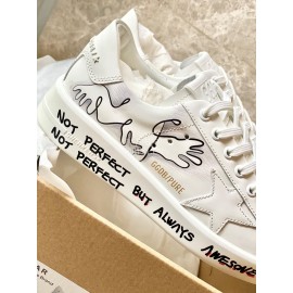 Golden Goose Summer Soft Calf Printed Casual Shoes For Women 