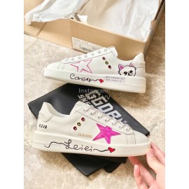 Golden Goose Summer New Printed Soft Calf Casual Shoes For Women 