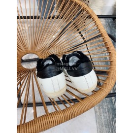 Golden Goose Winter New Lamb Wool Calf Leather Casual Shoes For Women Black
