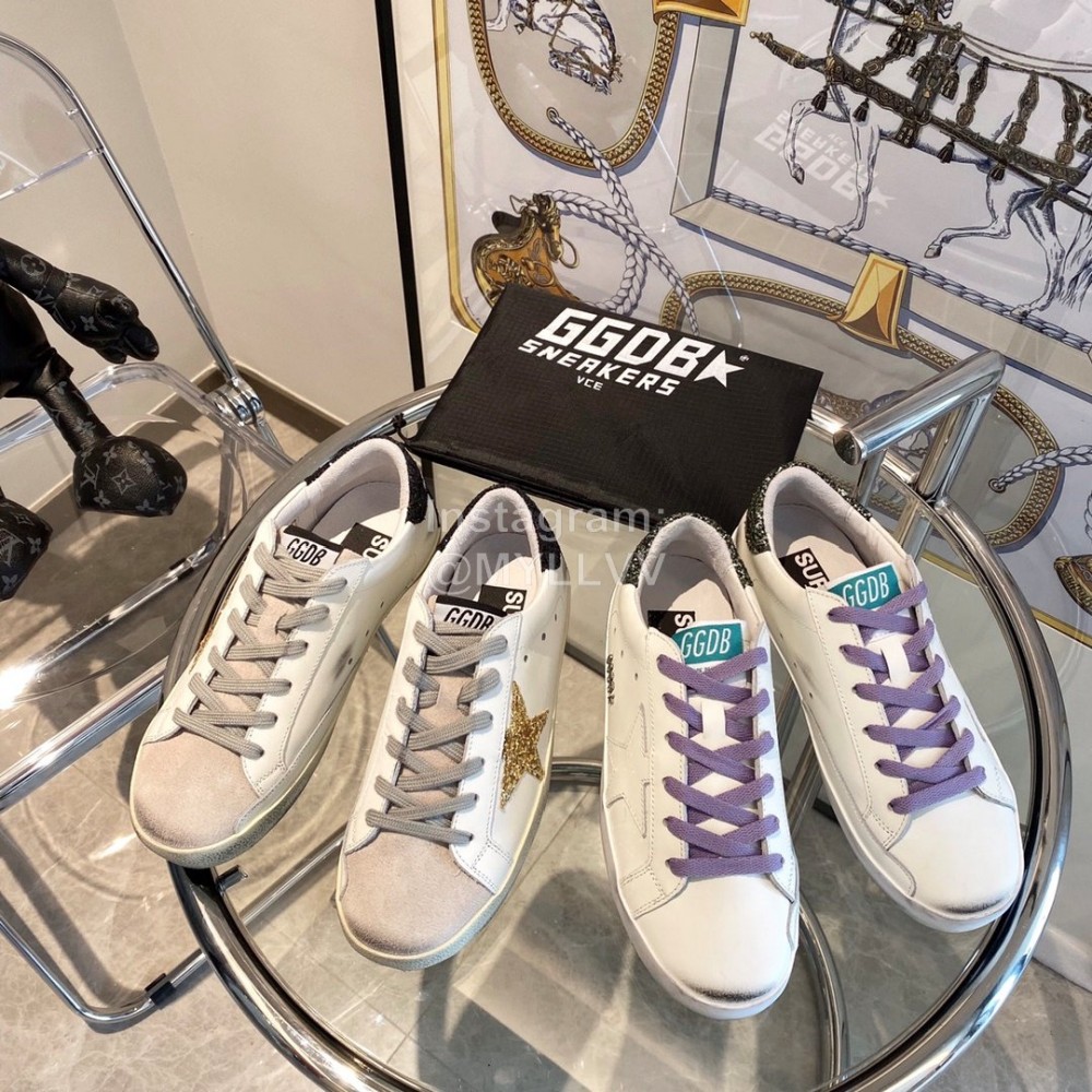 Golden Goose Fashion Bling Bling Sneakers For Women Purple