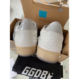 Golden Goose Ballstar Cowhide Casual Sneakers For Men And Women Gray