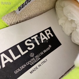 Golden Goose Ballstar Cowhide Casual Sneakers For Men And Women Yellow