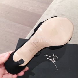 Giuseppe Zanotti Fashion Diamonds High Heel Sandals For Women Black